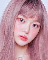 Lenstown 梨芝瞳 Hotto Strawberry Gray 月拋(2片)